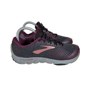 Brooks - PureGrit 7 - Running Shoes - Purple/Gray - Women's - 7.5 - 1202801B080